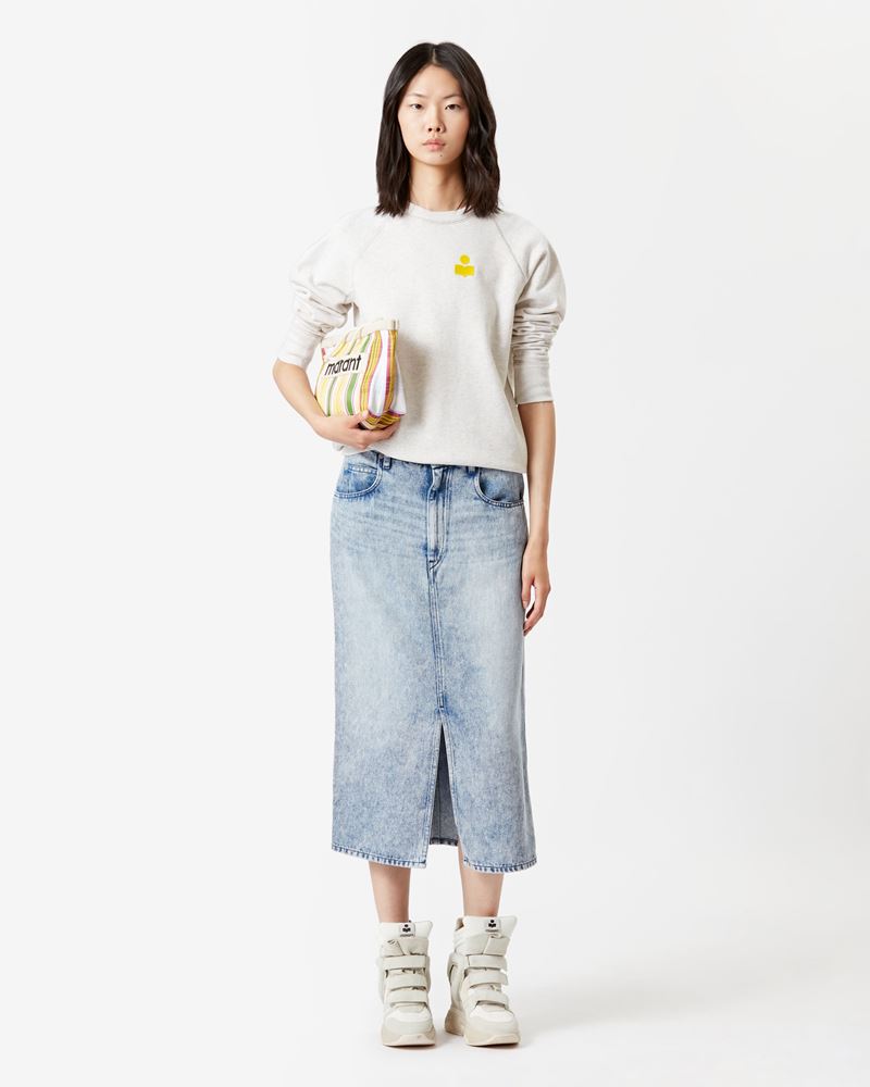 TILAURIA MIDI DENIM SKIRT